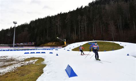 Biathlon ÖSV Skijäger in Ruhpolding Staffel Elfte Wintersport