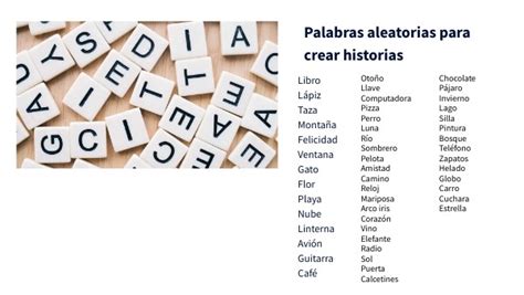 Palabras Aleatorias Para Crear Historias