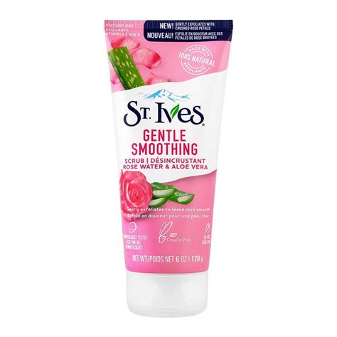 St Ives Gentle Smoothing Rose Water And Aloe Vera Scrub Tube 170g