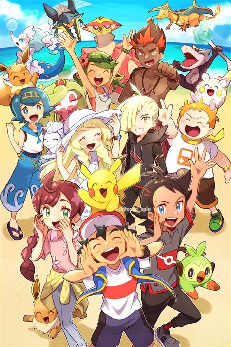 サトシアニポケ イーブイ グラジオポケモン ゴウアニポケ スイレントレーナー リーリエポケモン マオ