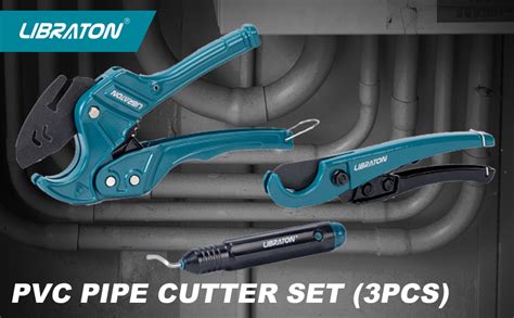 Libraton Pvc Pipe Cutter Set Ratchet Pvc Pipe Cutter