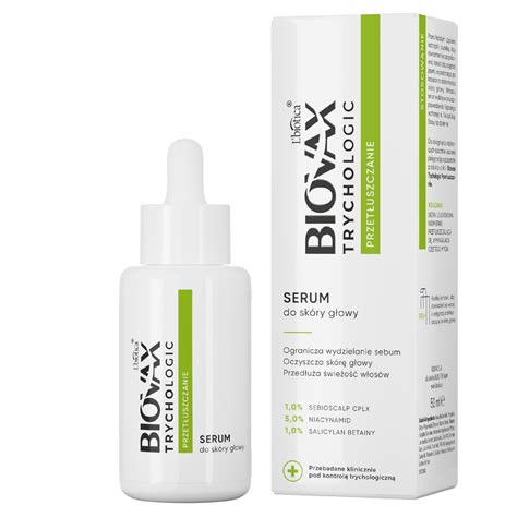 Biovax Trychologic serum do skóry głowy przeciw przetłuszczaniu się 50