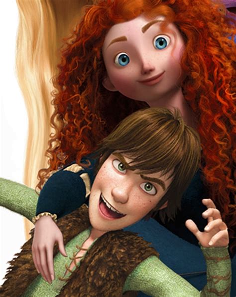 Merida Hiccup And Rapunzel S Hair The Big Four Photo 34239229 Fanpop