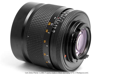 Review Of Carl Zeiss Planar T Lens Made In West Germany C