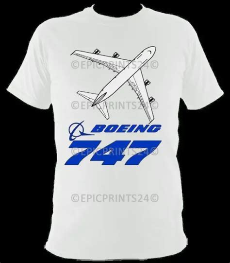 Boeing B Jumbo Jet Aircraft Queen Of The Skies T Shirt Aviation