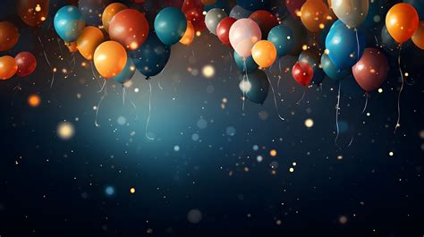 Download Ai Generated Balloons Confetti Royalty Free Stock