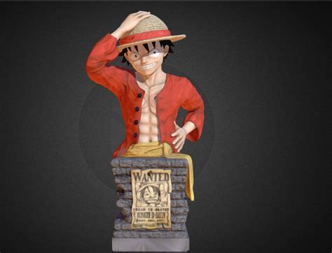 Luffy One Piece Stl Files For D Printers Luffy St Anime Etsy