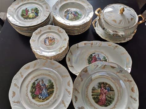 Limoges 餐具 35 浪漫 瓷 Véritable porcelaine de luxe Catawiki