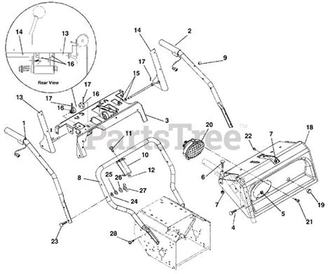 Ariens 1028 Snowblower Parts Diagram