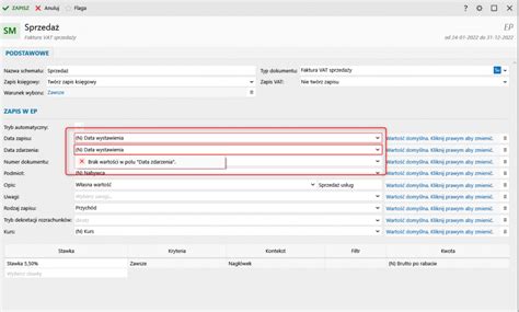 Schemat Dekretacji Dla Faktury Sprzeda Y Bez Vat Tylko Do Ep