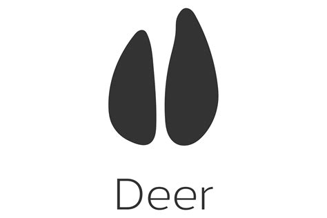 Deer Hoof Print