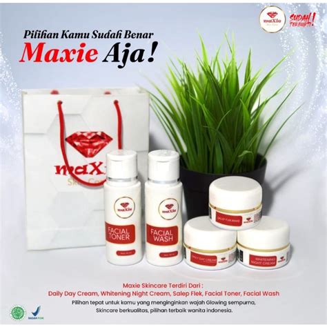 Jual Skincare Perawatan Wajah Paket Lengkap Maxie Aman BPOM Untuk Bumil