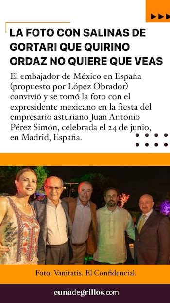 Salinas De Gortari Reaparece En Fiesta Con Embajador De México En