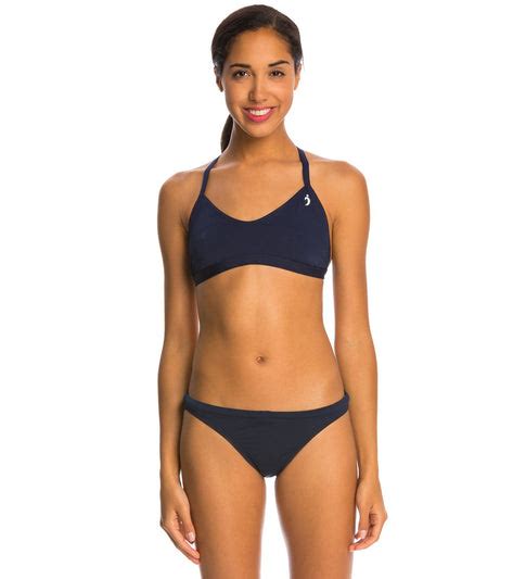 Illusions Navy Two Piece Swimsuit Set Navy At