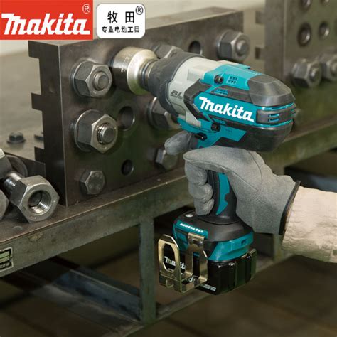 Makita牧田18v充电式冲击扳手dtw1001 19mm34虎窝淘