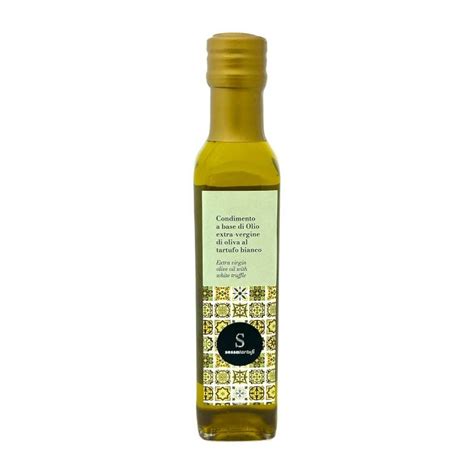 Olio Extra Vergine Di Oliva Al Tartufo Bianco Il Tomolo