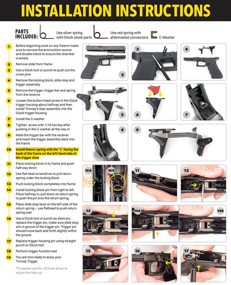 Timney Alpha Competition Series Trigger For Glock Gen Wing Tactical