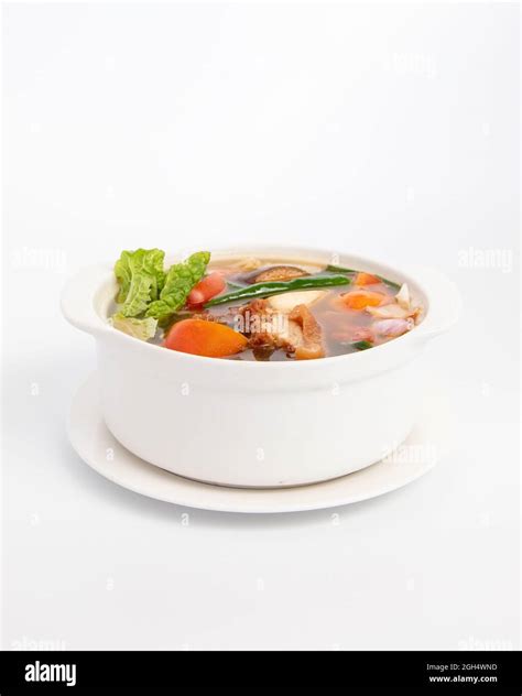 Sinigang Na Lechon Kawali Stock Photo Alamy