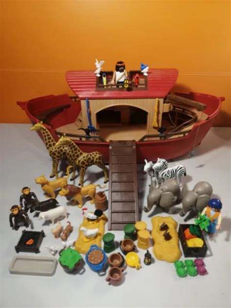 Sympa Arche De No Playmobil Animaux Bateau Eur