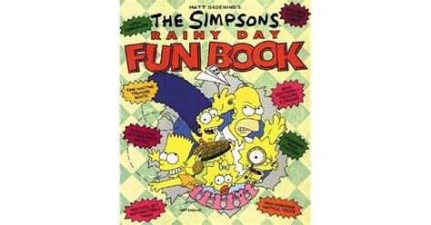 The Simpsons Rainy Day Fun Book By Matt Groening