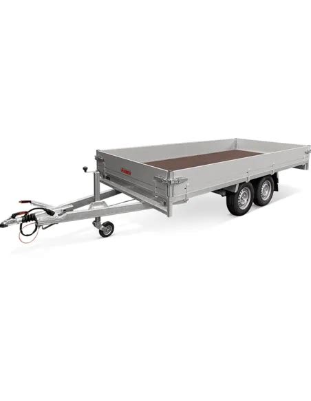 Anssems Plateauwagen Dubbelas 2000kg 305x153cm