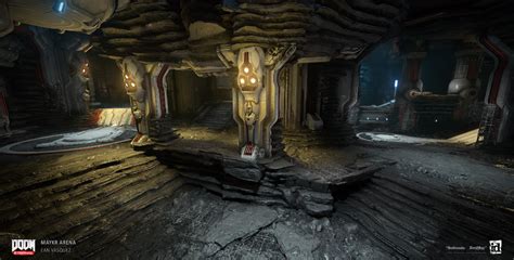 Artstation Doom Eternal Maykr Arena In 2022 Doom Arena Great