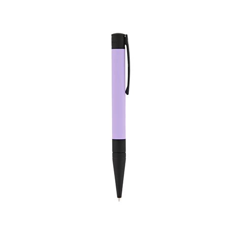 Stylo Dupont Stylo Bille S T Dupont D Initial Lilas Et Noir Mat