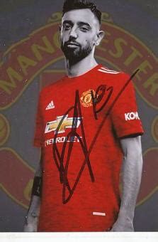 Kelocks Autogramme Bruno Fernandes Manchester United Fußball