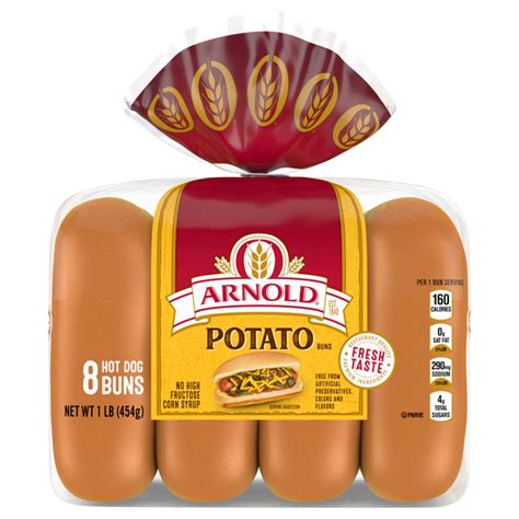 Save on Arnold Potato Hot Dog Buns - 8 ct Order Online Delivery | Giant