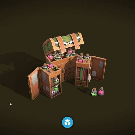 Sketchfab On Twitter New Staff Pick Apothecary Chest By Fraileisaac