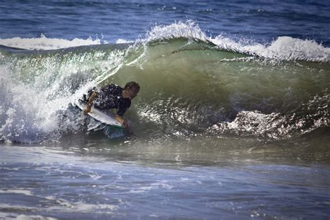 Bodyboarding Caspar Headland State Beach Caspar California USA