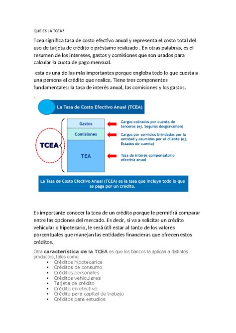 Que Es La Tcea Tcea Que Es La Tcea Tcea Significa Tasa De Costo