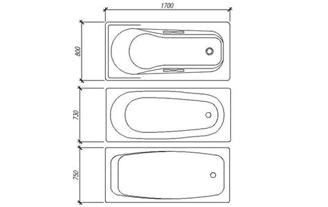 Bathtub And Shower Tub Cad Blocks In Autocad Dwg File Cadbull