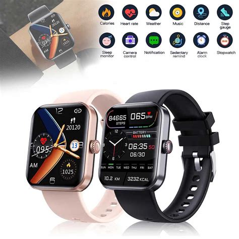 F57L Blood Glucose Sugar Smart Watch Body Temperature ECG HRV Monitor