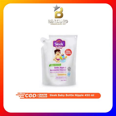 Jual Sabun Cuci Botol Bayi Sleek Baby Bottle Nipple Accessories