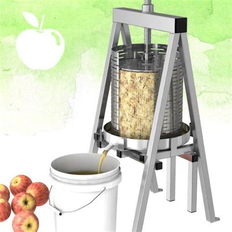 Tabletop Fruit Press 1.25 Gallon | Fruit press, Cider press, Wine making