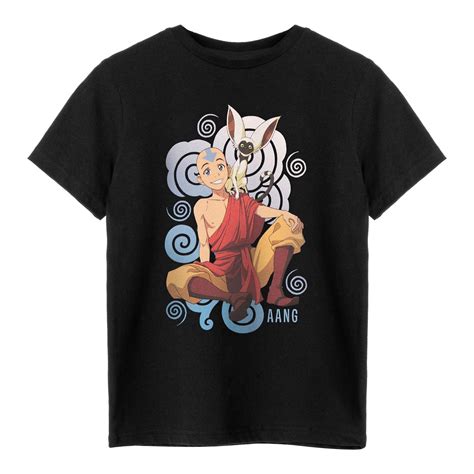 Avatar The Last Airbender Boysgirls Aang And Momo T Shirt