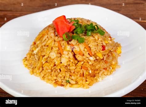 Stir Fry Rice With Vegetables And Spices Stock Photo Alamy