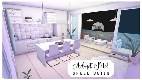 Aesthetic Coastal Tiny Home Speed Build Adopt Me Roblox Youtube