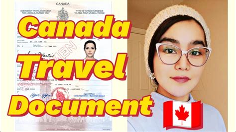 Canada Travel Document مجوز سفر Travel Documents Canada Youtube