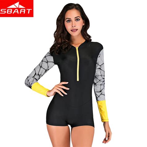 Sbart 2019 Zipper One Piece Long Sleeve Womens Swimwear Women Swimsuit