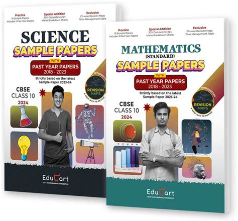 Educart Cbse Class 10 Sample Papers Bundle Science And Maths 2023 24