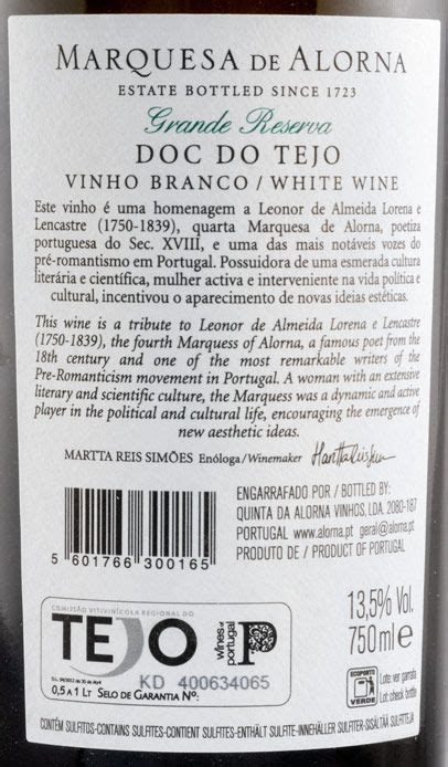 Marquesa De Alorna Grande Reserva Branco