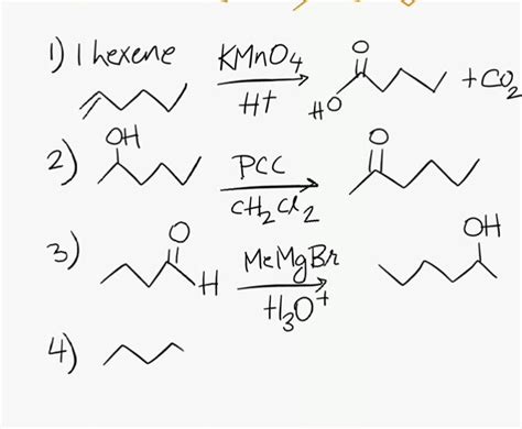 Solved Which Combination Of Reagents Will Produce 2 Hexanone As The