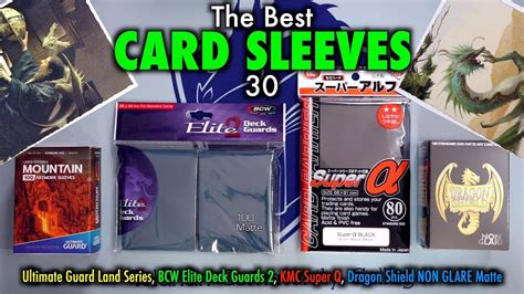 The Best Card Sleeves For Magic The Gathering Bcw Elite Guard Kmc