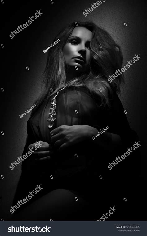 Naked Woman Black White Photography Stock Photo 1268454805 Shutterstock