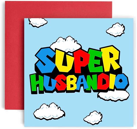 Huxters Birthday Cards For Men Super Birthday Husband Birthday Card