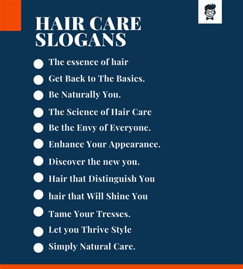 870 Unique Hair Care Slogans And Taglines Generator Guide