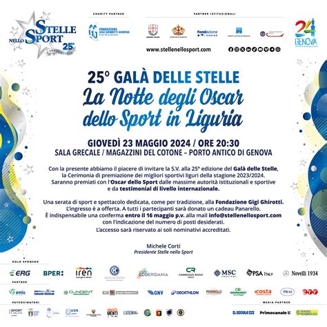 Gal Delle Stelle La Notte Degli Oscar Dello Sport In Liguria