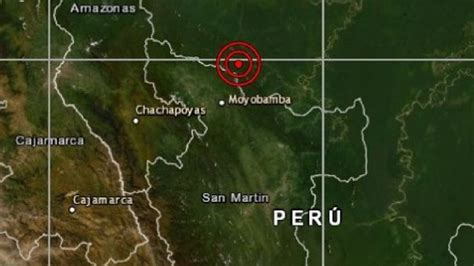 Esta Noche Un Fuerte Sismo De Magnitud 5 7 Se Registró En Moyobamba